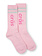 Cras  Logo Sock Pink Lady