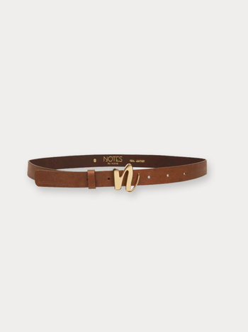 Notes Du Nord Fame Leren Riem Cognac