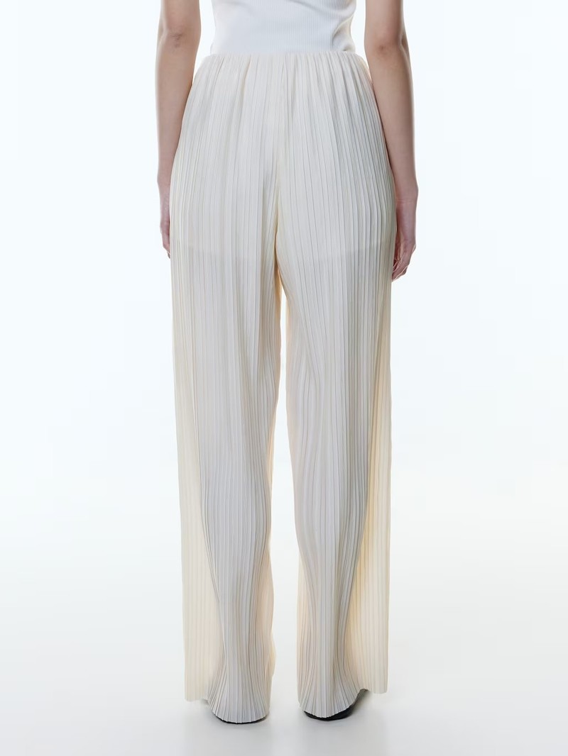 Edited Melisa Pants Off WHite