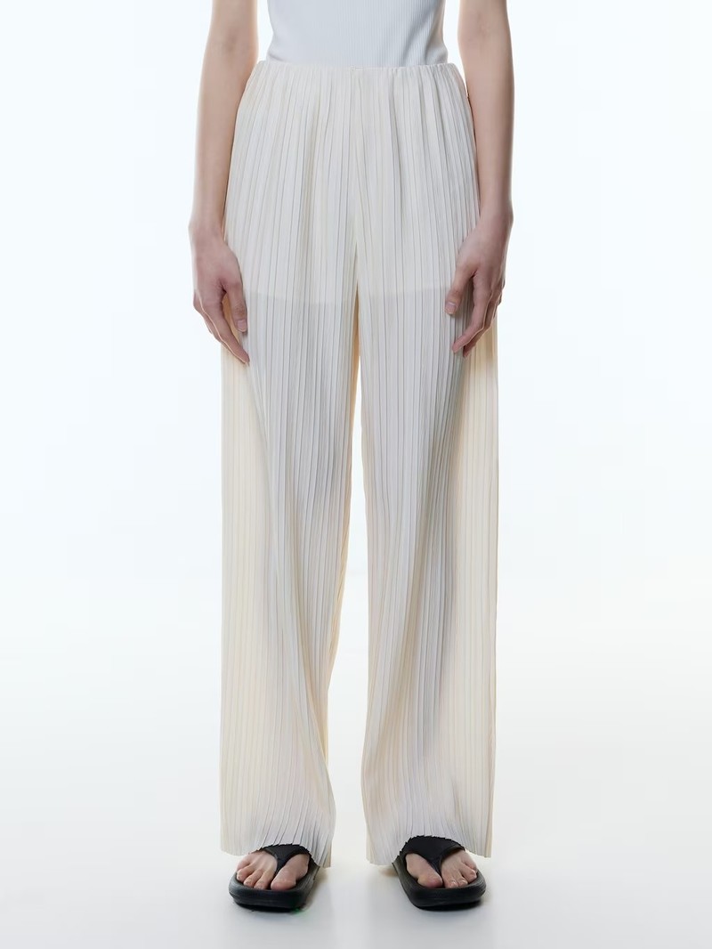 Edited Melisa Pants Off WHite