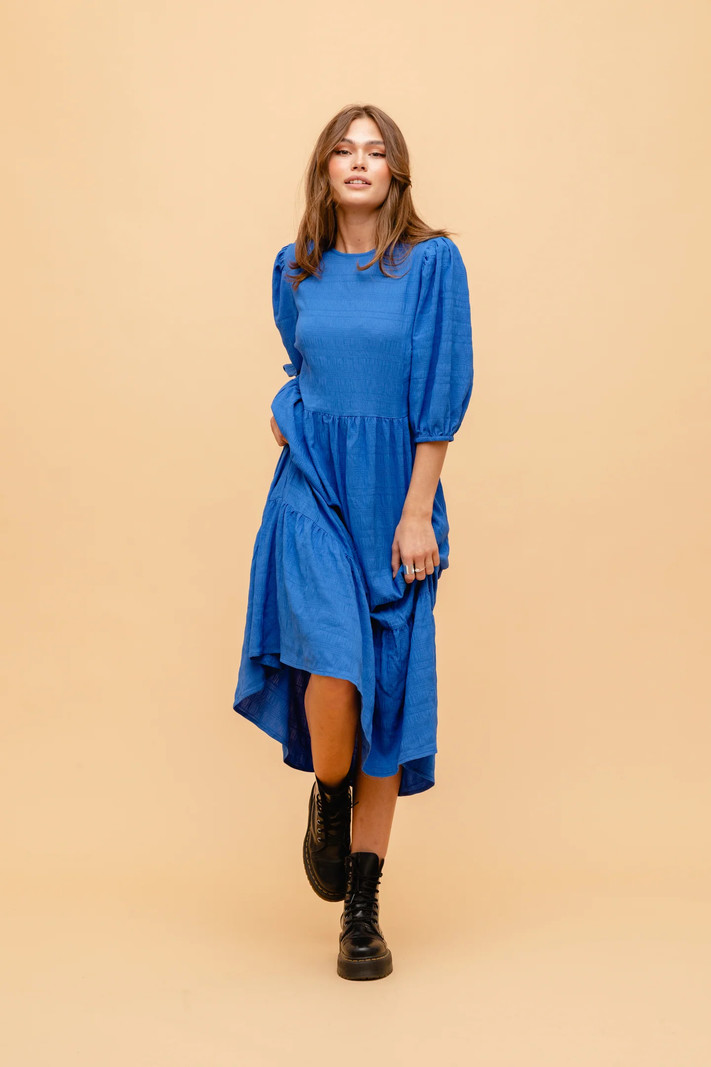 Rut & Circle Zelina Dress Cobalt Blue