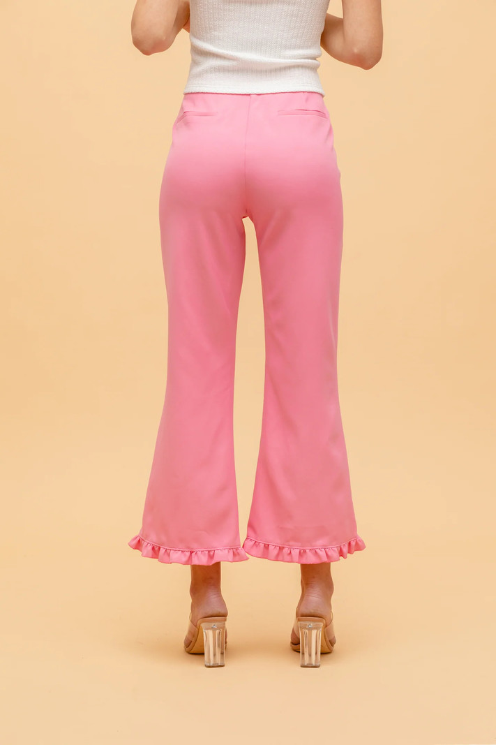 Rut & Circle Nelly Frill Pants Strong Pink