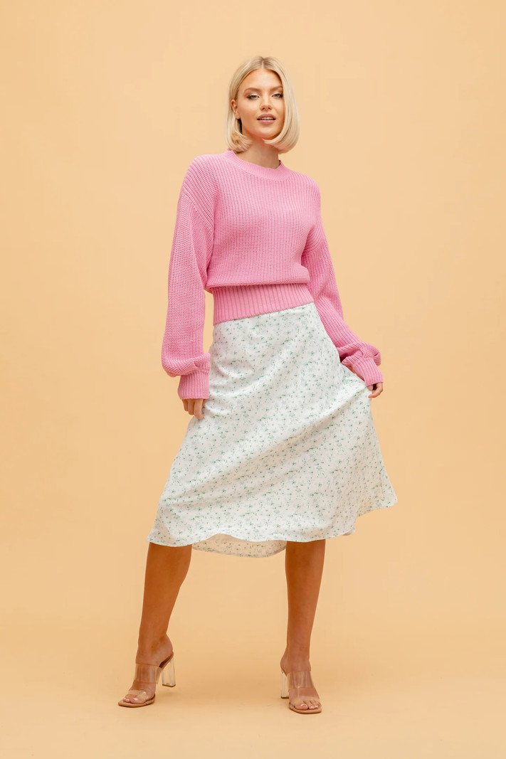 Rut & Circle Idun Knit Sweater Pink