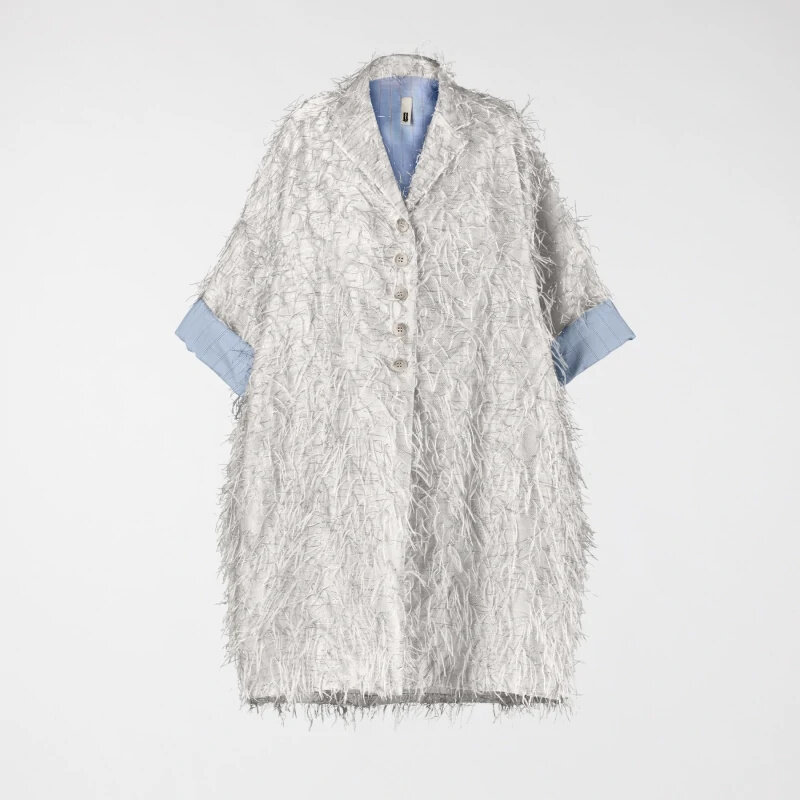 Wendy Trendy Cher Glamour Coat White