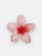 MM Lily Flower Hair clip White Red