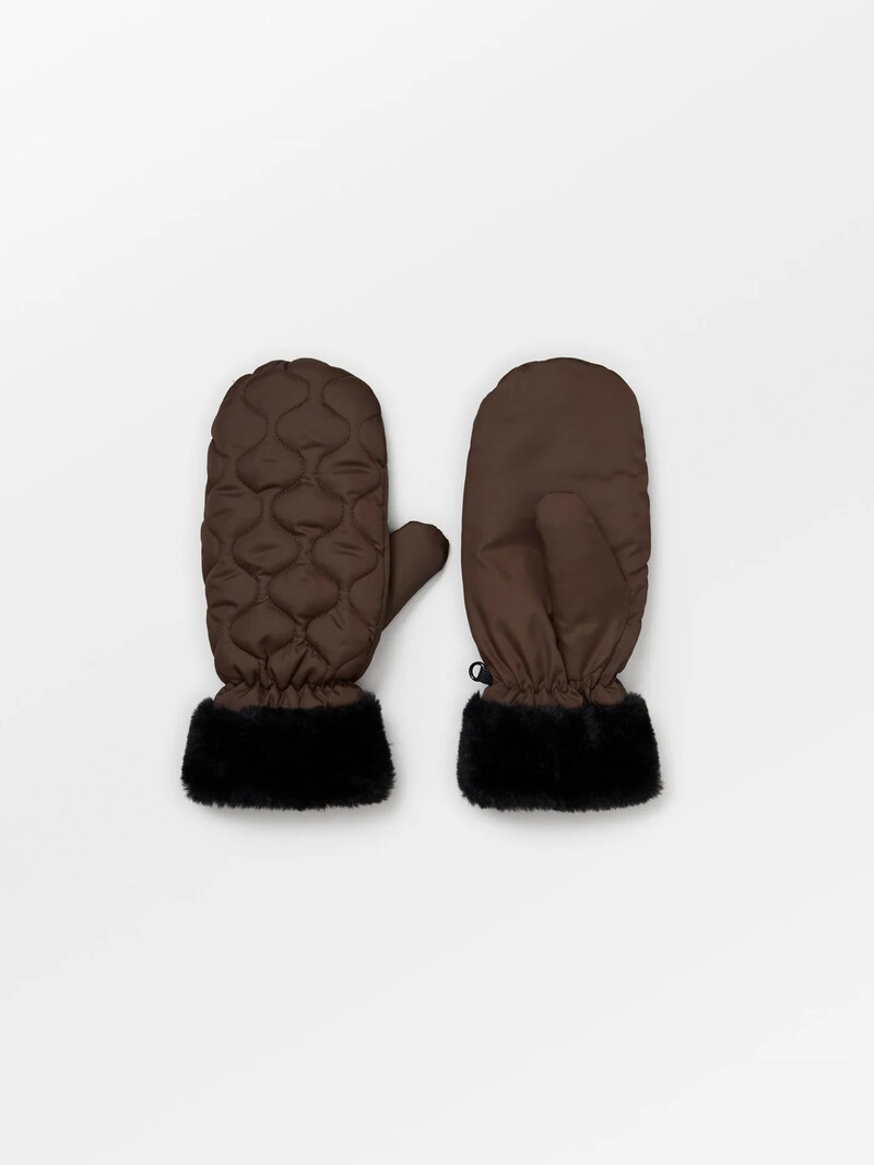 Beck Söndergaard Makara Puff Mittens Brown