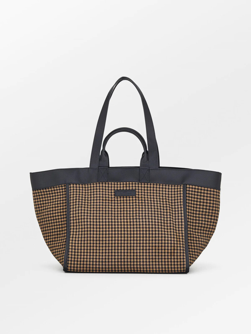 Beck Söndergaard Gingham Lily Bag Brown