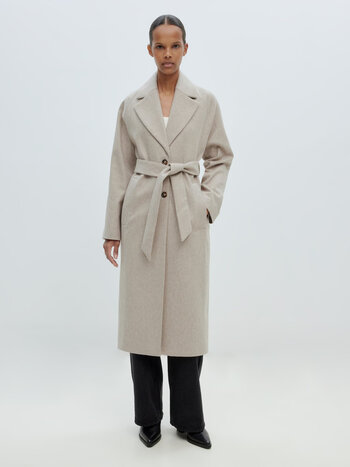 Edited Coat Medium Long Beige