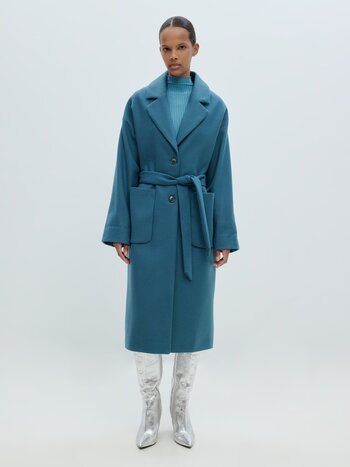 Edited Coat Storm Blue