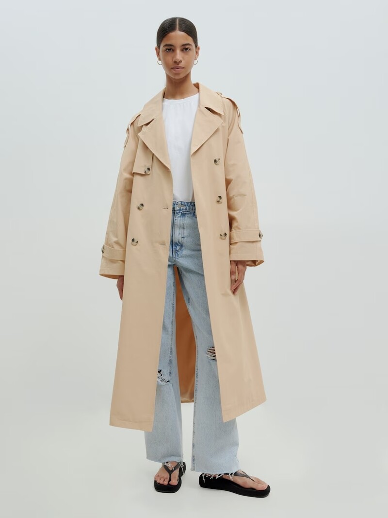 Edited Gerecycled Trenchcoat Beige