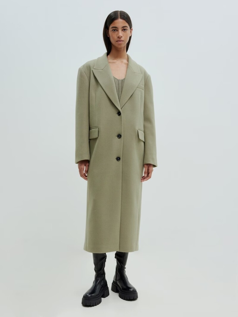 Edited Long Coat Vetiver