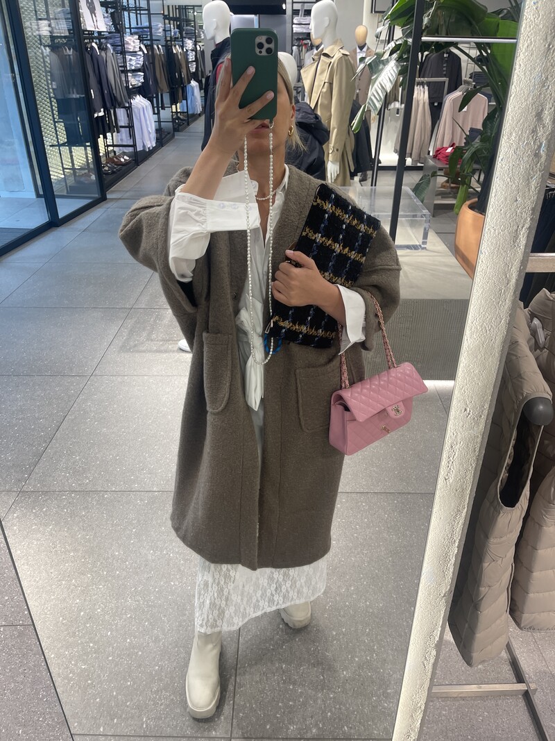 Chloe Coat Mist Grey