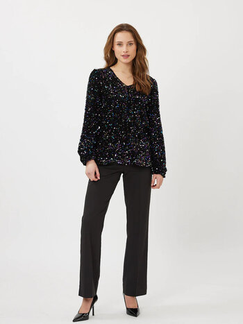 Moves Milusa Sequins Blouse Black