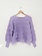 Ellie White Lilac Sweater