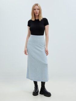 Edited Panja Knit Skirt Blue