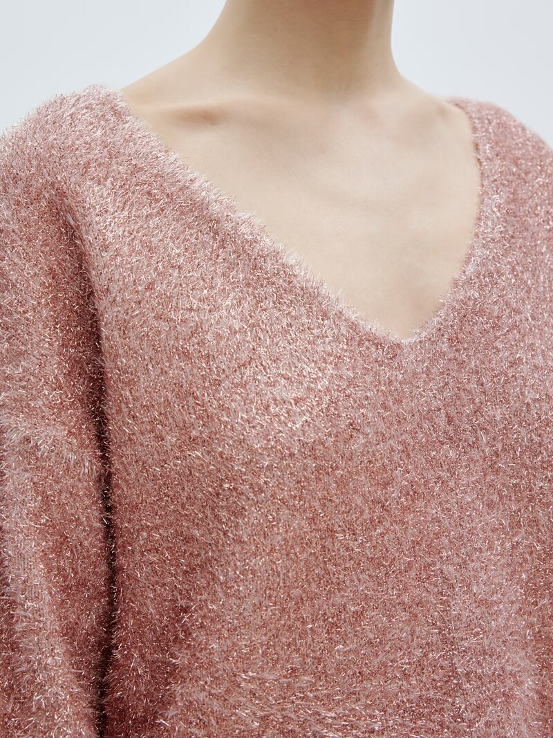 Edited Pullover Shiny Pink