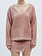 Edited Pullover Shiny Pink