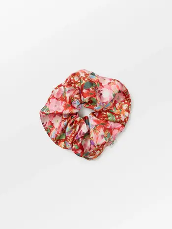 Beck Söndergaard Floral Mega Scrunchie Salsa Red