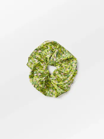 Beck Söndergaard Floral Mega Scrunchie Primrose Green