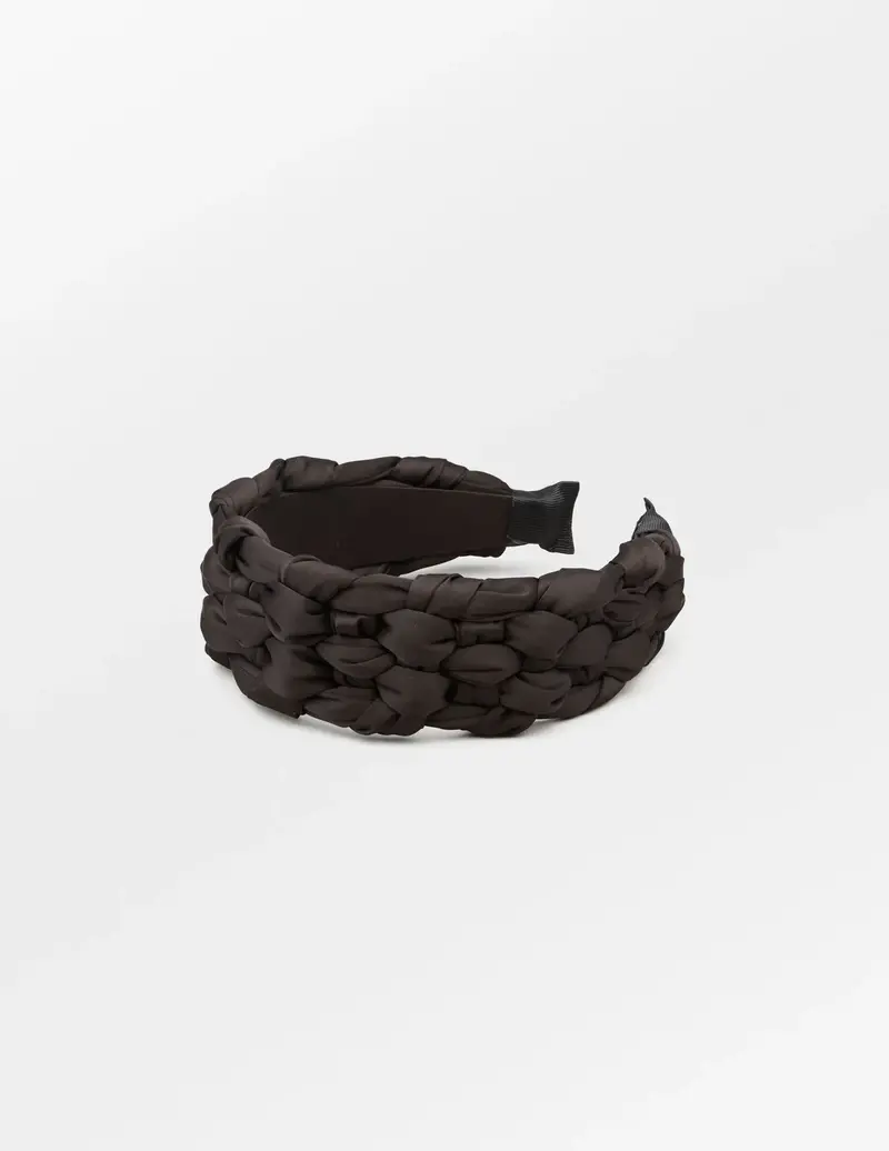 Beck Söndergaard Solid Braided Helena Hairbrace Black