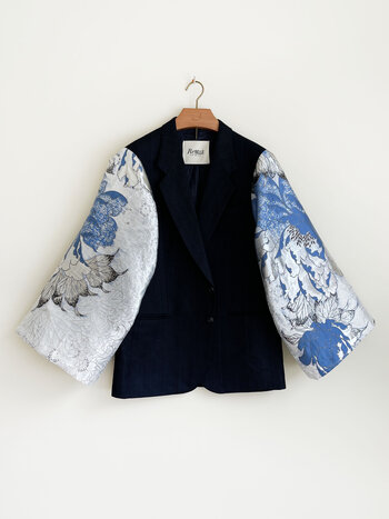 Rebelle Kimono Blazer Navy Blue M/L