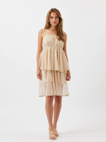 Moves Lalo Dress Champagne