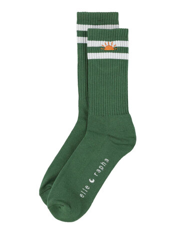 Elle & Rapha Green Green Grass Socks  37-41