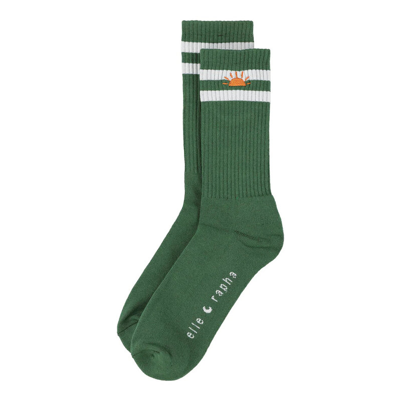 Elle & Rapha Green Green Grass Socks  37-41