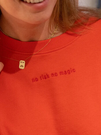 Elle & Rapha No Risk No Magic Sweater Rood TU