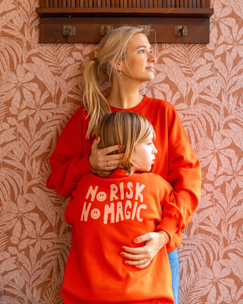 Elle & Rapha No Risk No Magic Sweater Rood TU