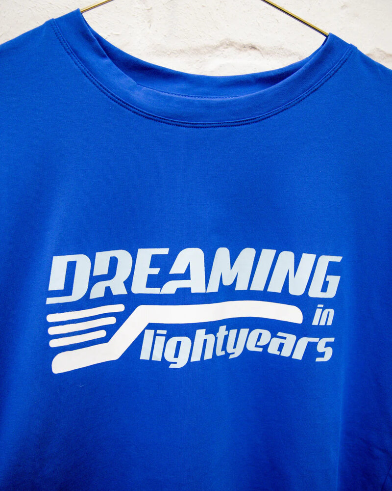 Elle & Rapha Dreaming in lightyears T-shirt Blauw TU