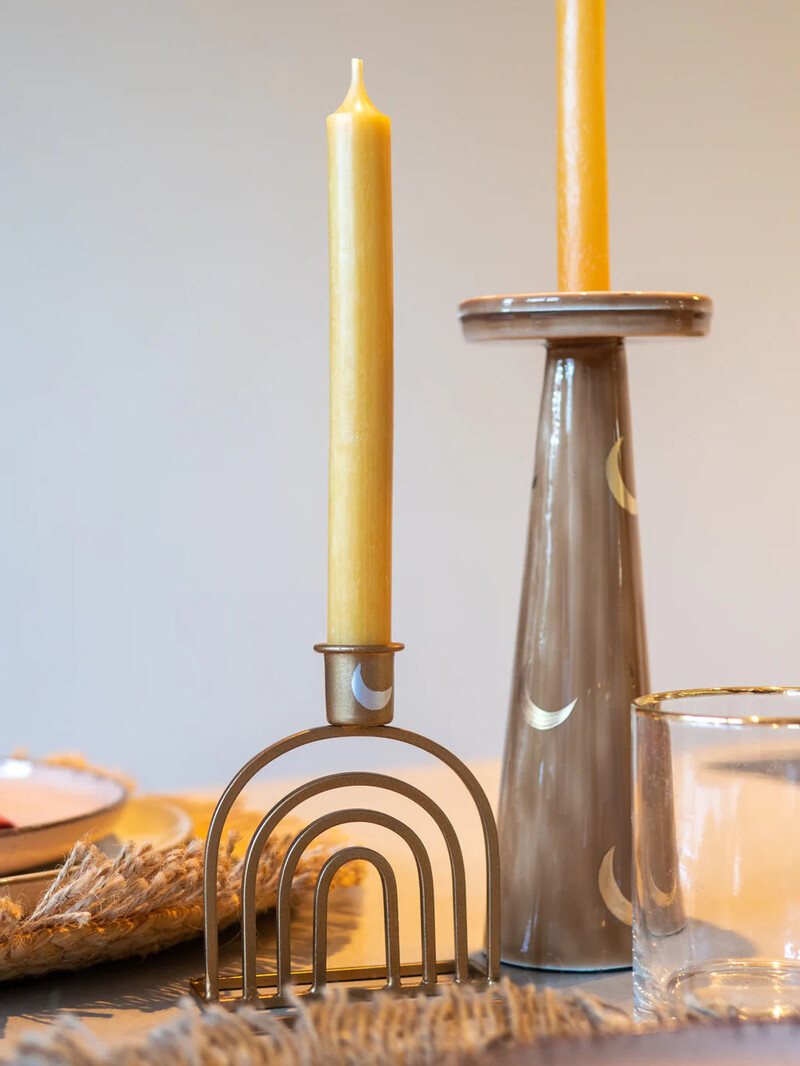 Elle & Rapha To The Moon Candle Holder Sand