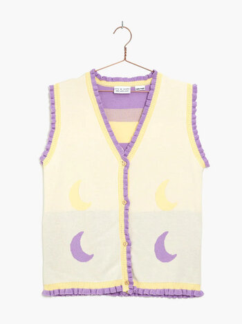 Elle & Rapha Full Moon Vest Yellow Purple TU