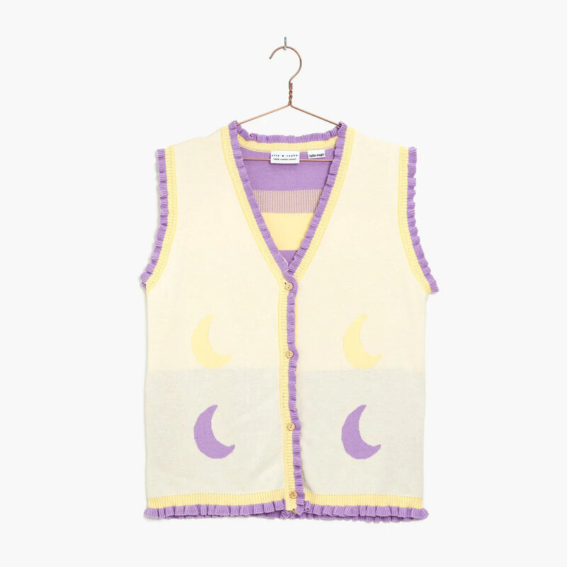 Elle & Rapha Full Moon Vest Yellow Purple TU