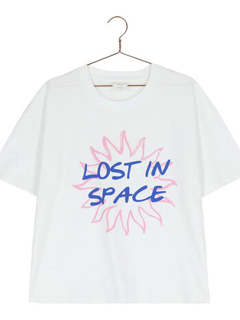 Elle & Rapha Lost In Space T-shirt Wit TU