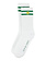 Elle & Rapha Smiley Socks White-Green 37-41