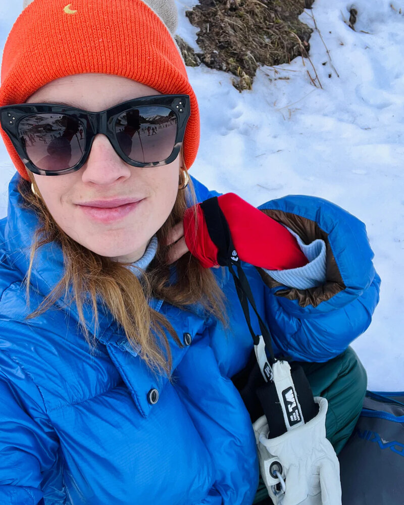 Elle & Rapha Sydney Moon Beanie Orange