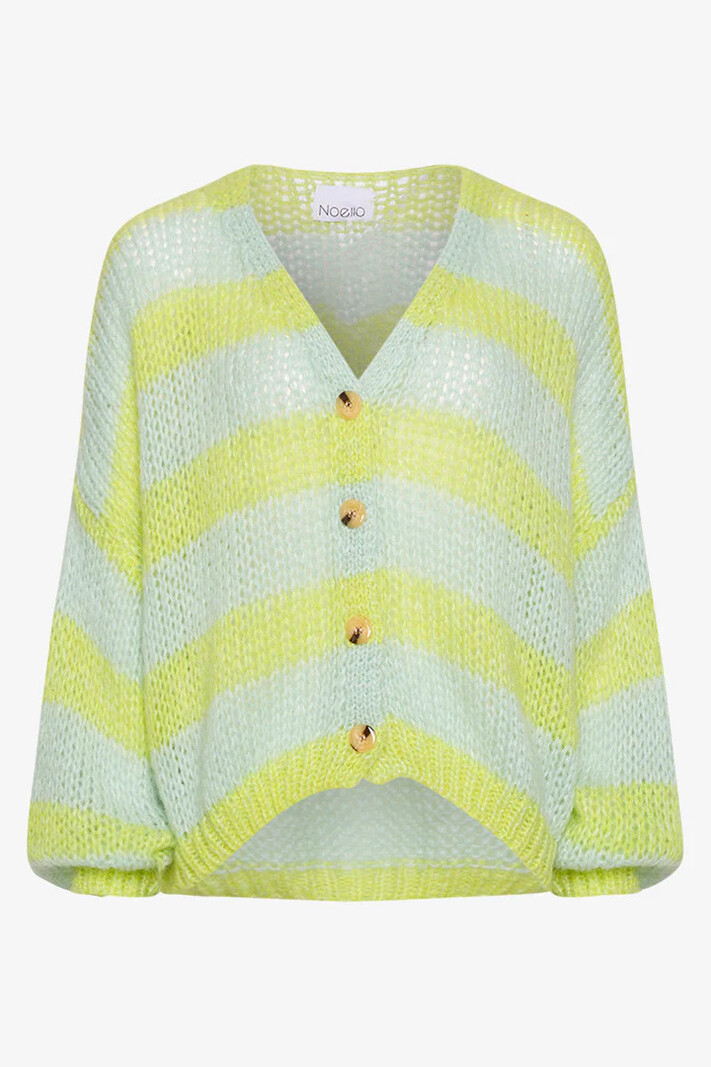 Noella Riri Knit Cardigan Light Blue/Green