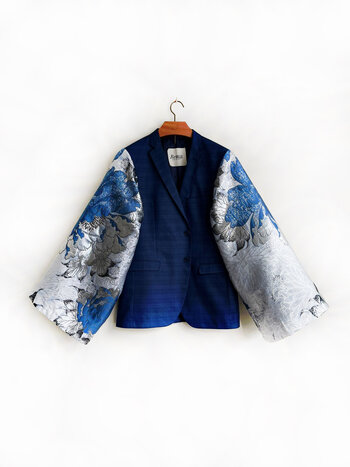 Rebelle Kimono Blazer Blue Blue M/L