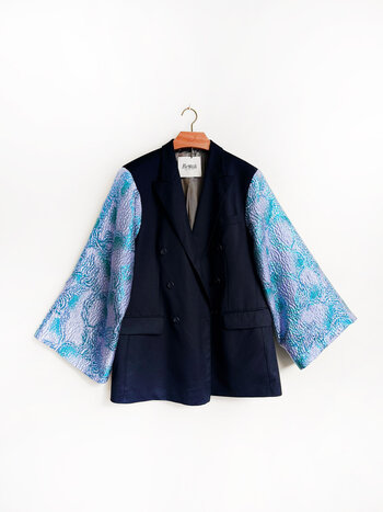 Rebelle Kimono Blazer Navy Blue L/XL