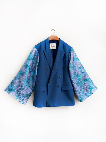 Rebelle Kimono Blazer Petrol Blue M/L