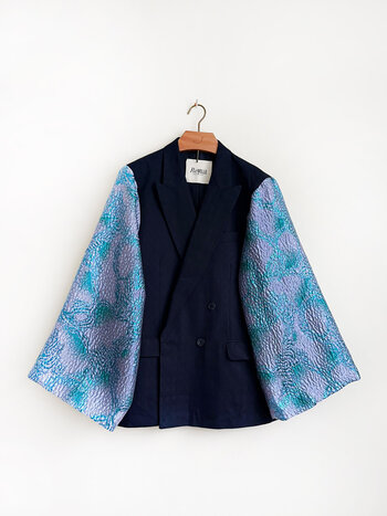 Rebelle Kimono Blazer Navy Blue M/L