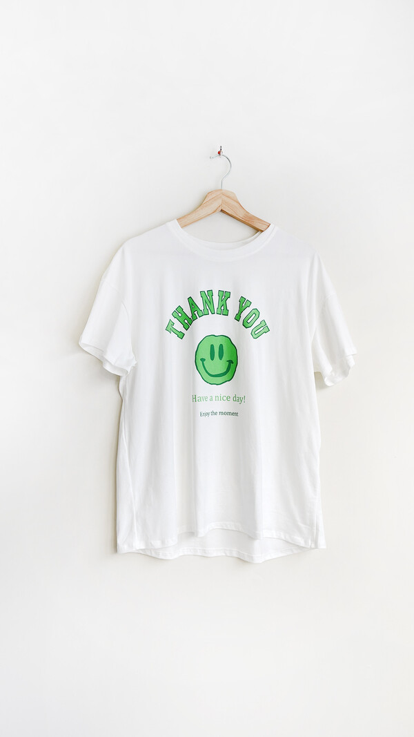 MM Smiley T-shirt Groen