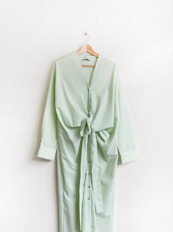 MM Lenie Dress Striped Green TU