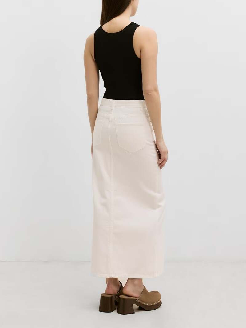 Edited Egret Skirt White