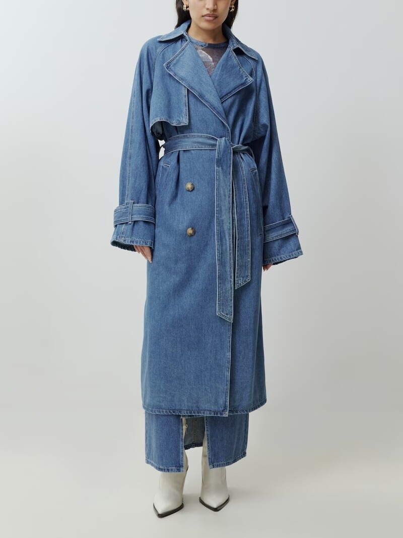 Edited Belen Trenchcoat Denim