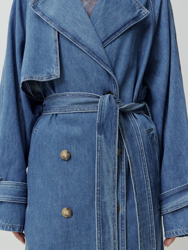 Edited Belen Trenchcoat Denim