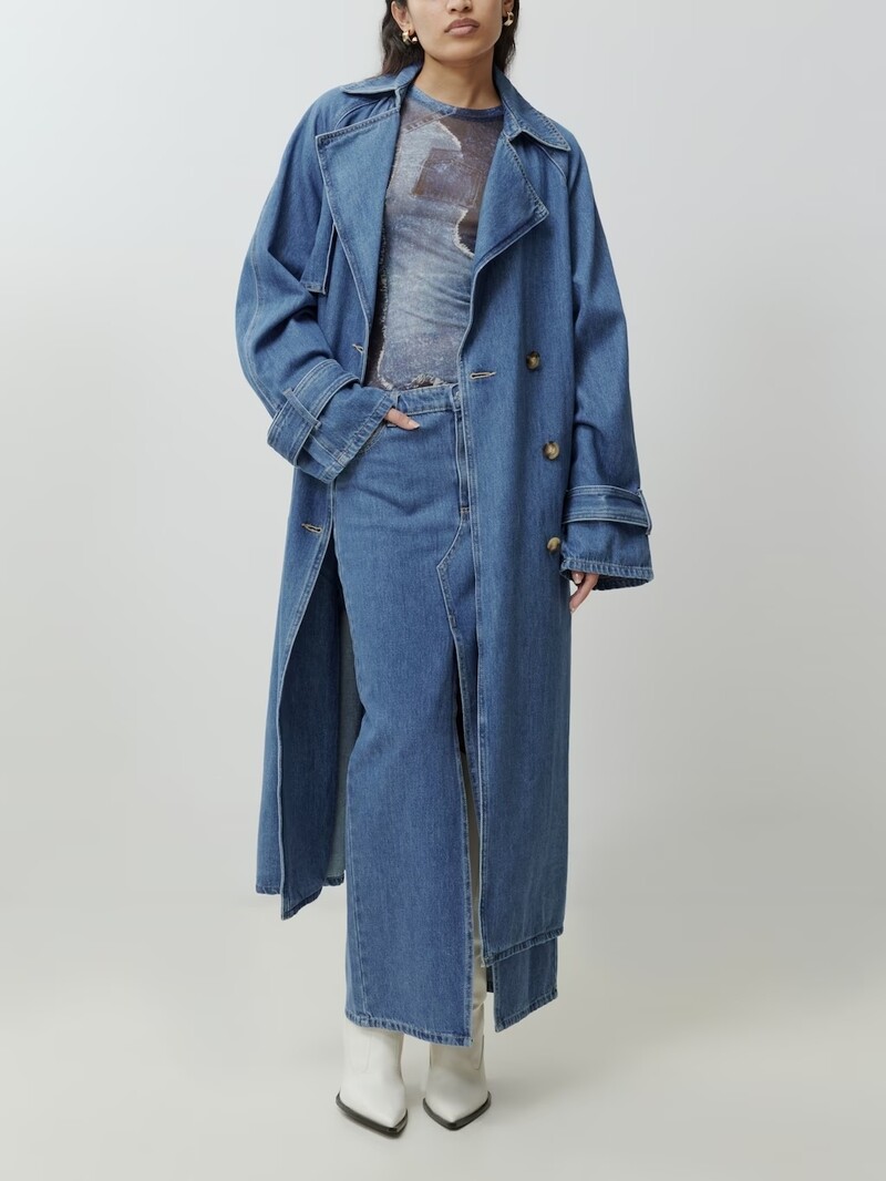 Edited Belen Trenchcoat Denim