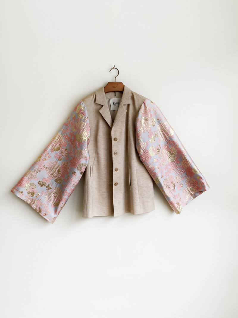 Rebelle Kimono Blazer Sand Pink S/M