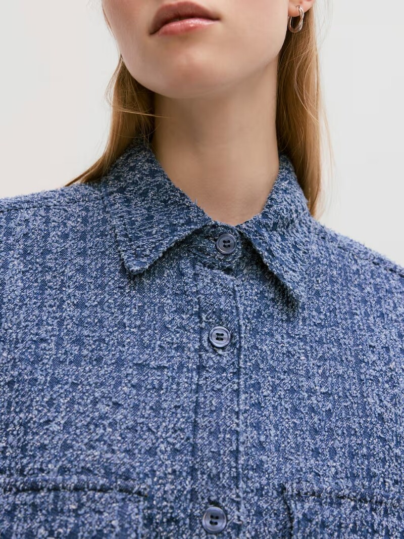 Edited Anis Blue Denim Tweed Shirt